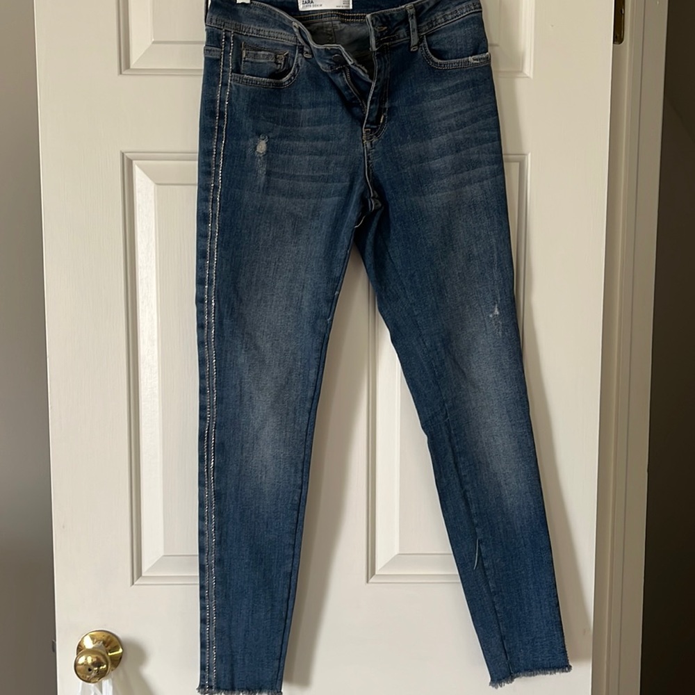 Zara sparkle jeans